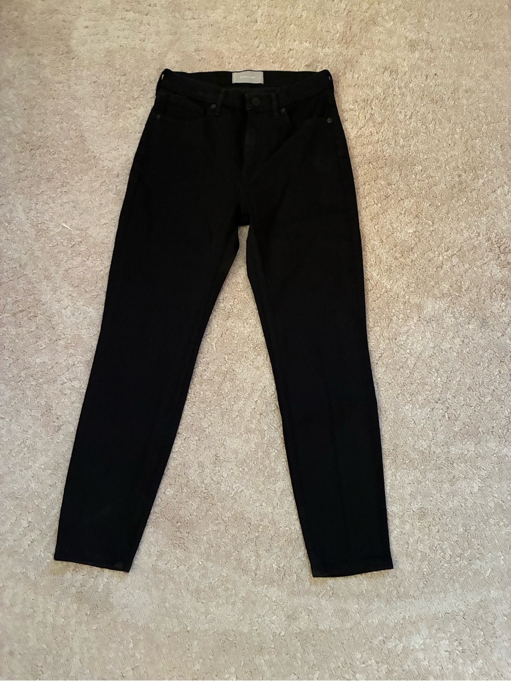 Everlane Black Slim Straight Ankle Jeans Size 27